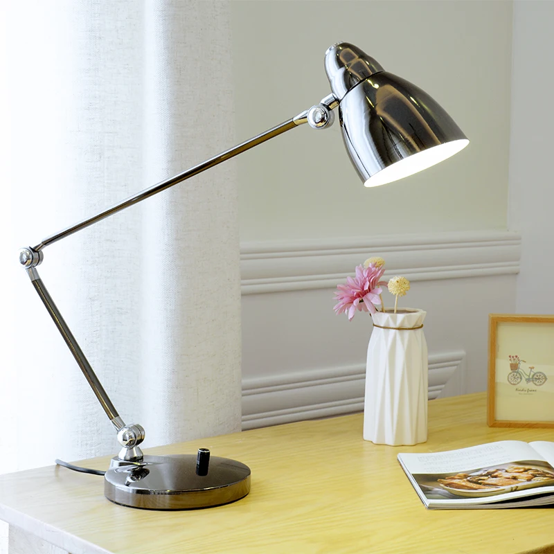 

Metal Office Work led Table Lamp Reading Eye Protection led Desk Lamp Desk Folding Long Arm Table Lamp led Bright Office Lamps