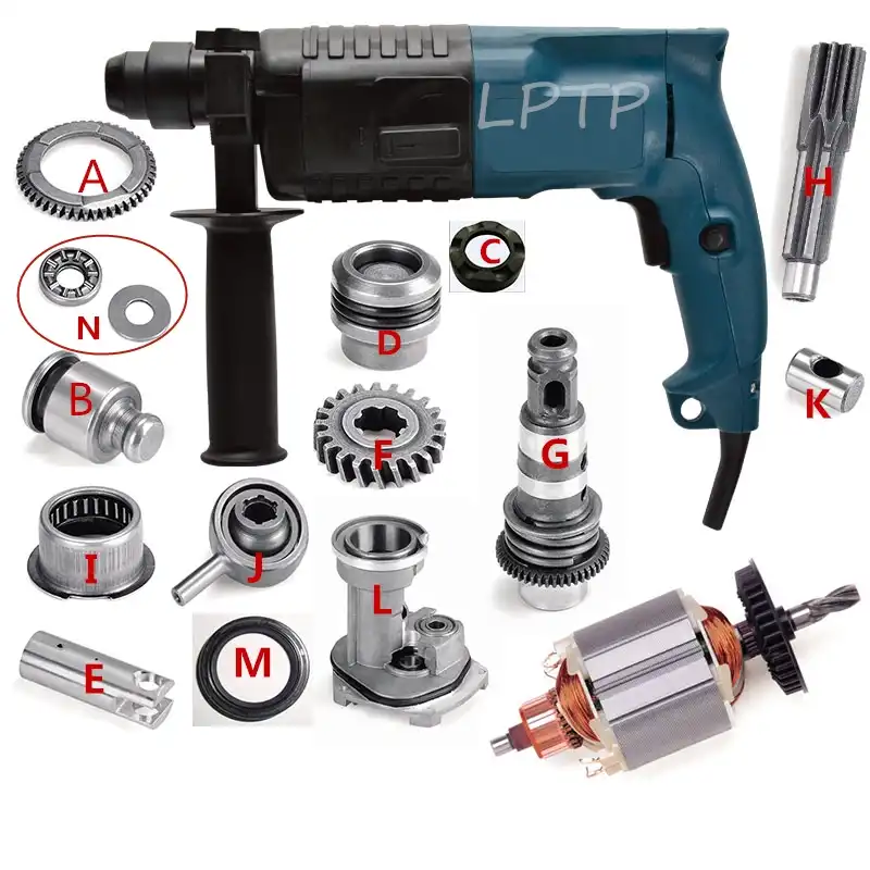 Rubber Repair Electric Drill Parts For Bosch GBH2-24//GBH2-26 Rotary Hammer