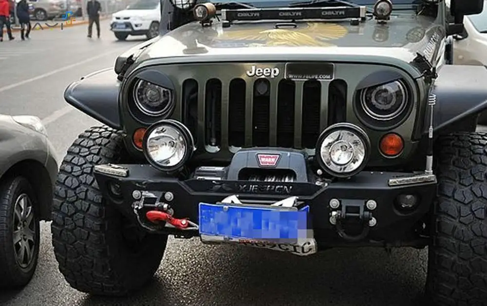 JY-Auto-Wrangler 07-15-Headlight cover-Black-8