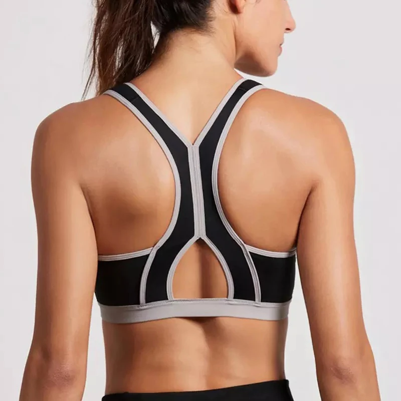 

Women's Front Closure Wirefree Workout Sports Bra Without Pads 32 34 36 38 B C D DD E