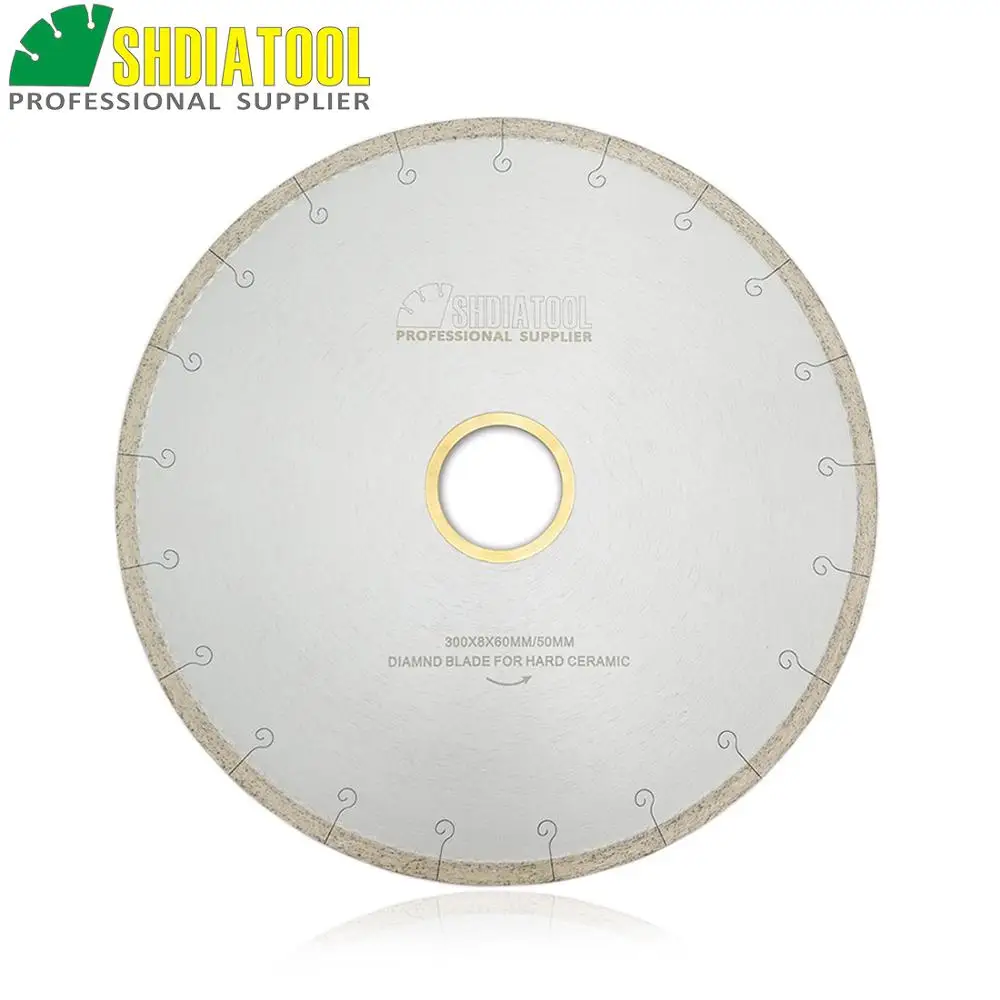 2pcs 300MM ceramic blades with hook slot, chip-free  Diamond Blades for ceramic/tile, porcelain & marble, professional quality