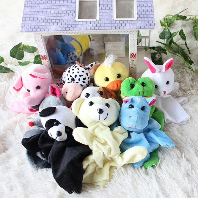 BSTAOFY Dropshipping 1 Piece Gloves Puppet Plush Toys Stuffed Animals