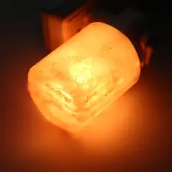 Hhtl-мини-резной Природный Кристалл Гималайской соли лампа ночник (цилиндрической формы)