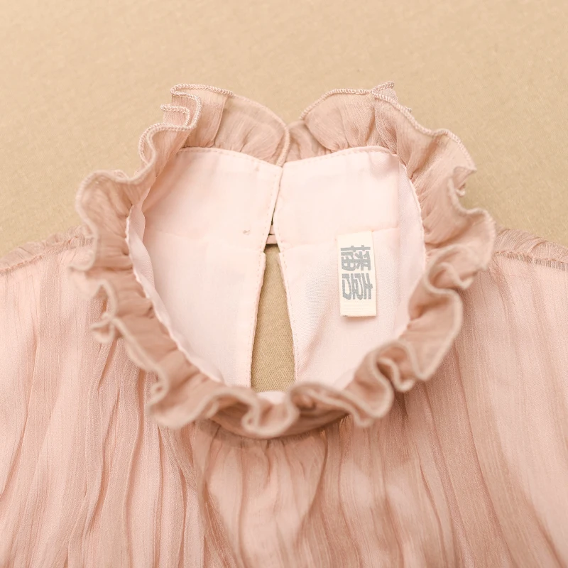 Женская шифоновая рубашка LYNETTE'S зимняя с рюшами|chiffon shirt tops|chiffon shirtshirt top |