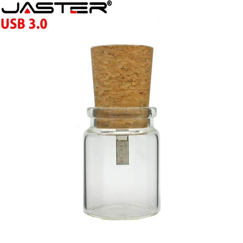 JASTER USB 3,0 деревянная пробка Дрифтинг Бутылка USB флэш-накопитель Флешка 4GB16GB 32GB 64GB Бутылка желаний, свадебный подарок логотип клиента