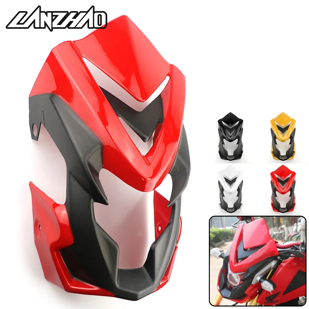 

Motorycle Headlight Cover Modified Windshield Front Decorate Guard Sharp Color for Honda MSX125 2013-2016 MSX125SF 2016 2017