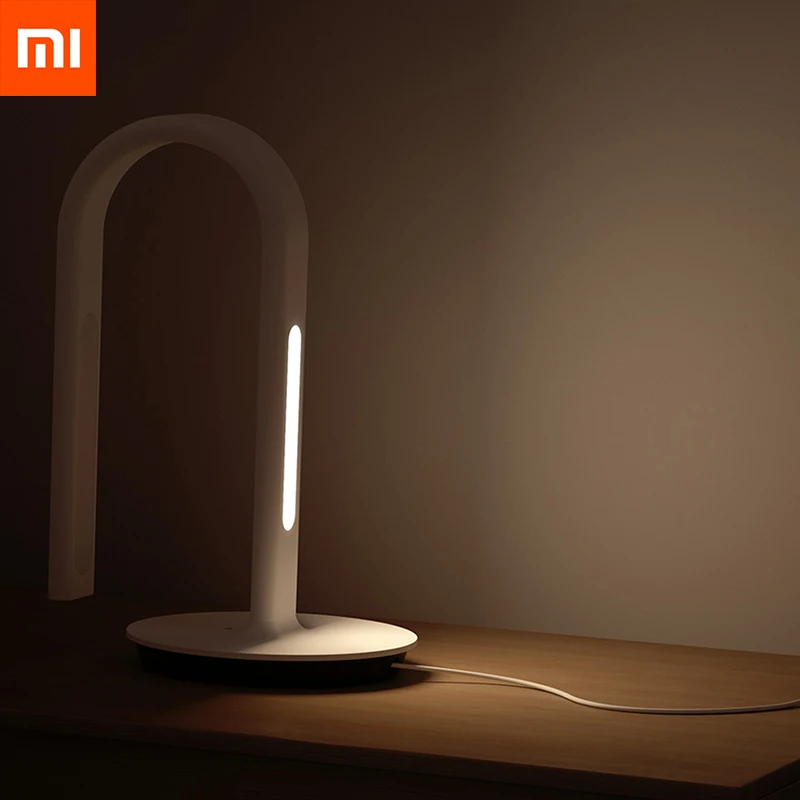 Оригинальная настольная лампа Xiaomi Mijia 2 я умная Светодиодная Mi Eyecare 4000K 10W с двойным