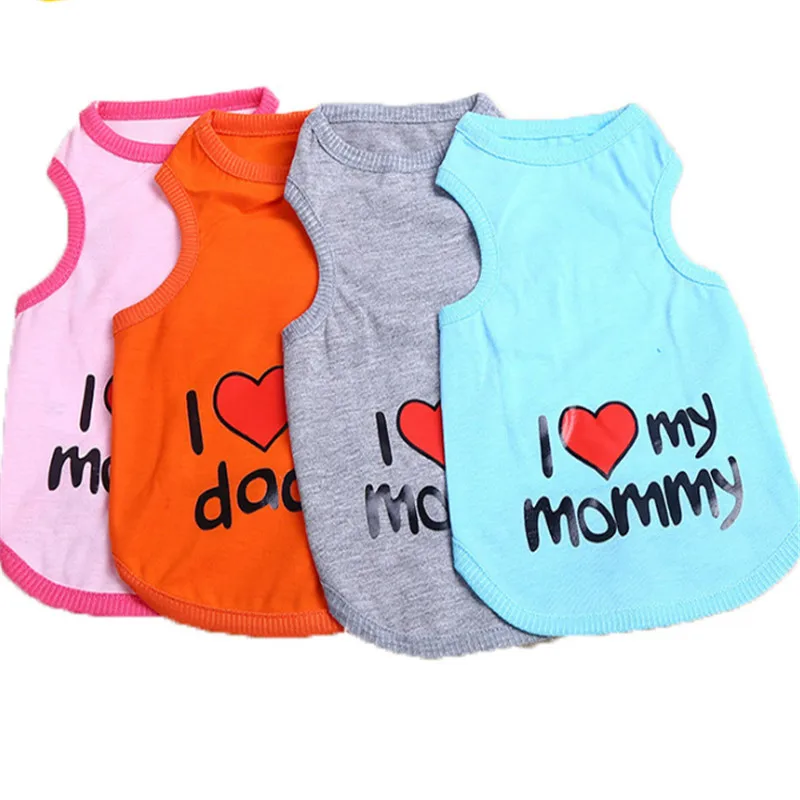 Spring Dog Clothes Summer Puppy t shirt Vest for Small Dogs Coat Spring Chihuahua Clothes for French Bulldogs Jacket
