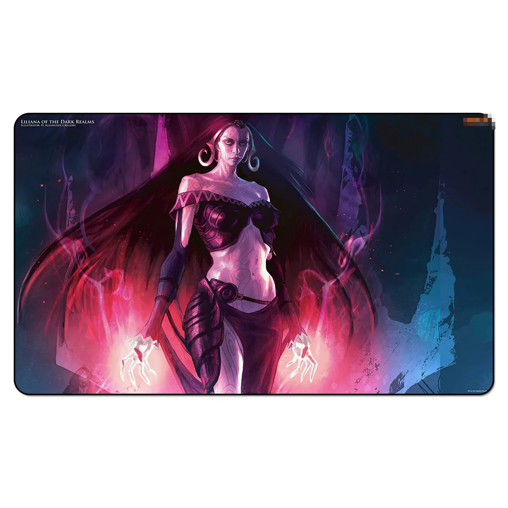 Liliana Vess Playmat) Волшебная игра, игровой коврик, настольные игры helvлек MGT игровой коврик, пользовательский коврик большой коврик для мыши с бесплатной сумкой