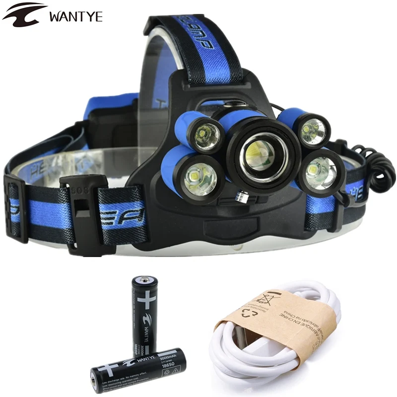 LED headlamp usb rechargeable