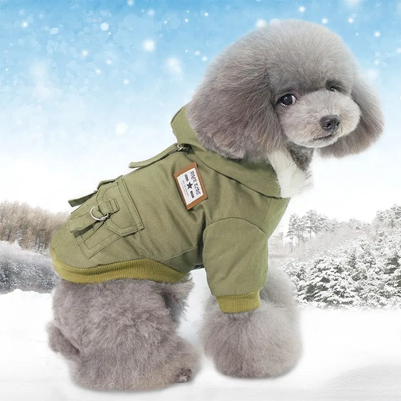 Высококачественная мягкая теплая одежда для собак, зимняя одежда для собак, пальто, утолщенная Одежда для питомцев, пальто для йоркширских собак для русской погоды 40S