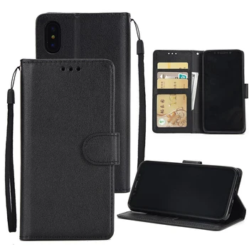 

10pcs Wallet Leather Card Slot Case For iPhone 11 Pro Max XS XR X 8 7 6 6S Plus Holder Kickstand Pouch Shockproof Protect Cover