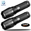 Pack de lampes de poche LED T6/L2, imperméable, torche Zoomable, 5 modes d'éclairage, avec batterie 18650, 1/2/3 unités ► Photo 1/6