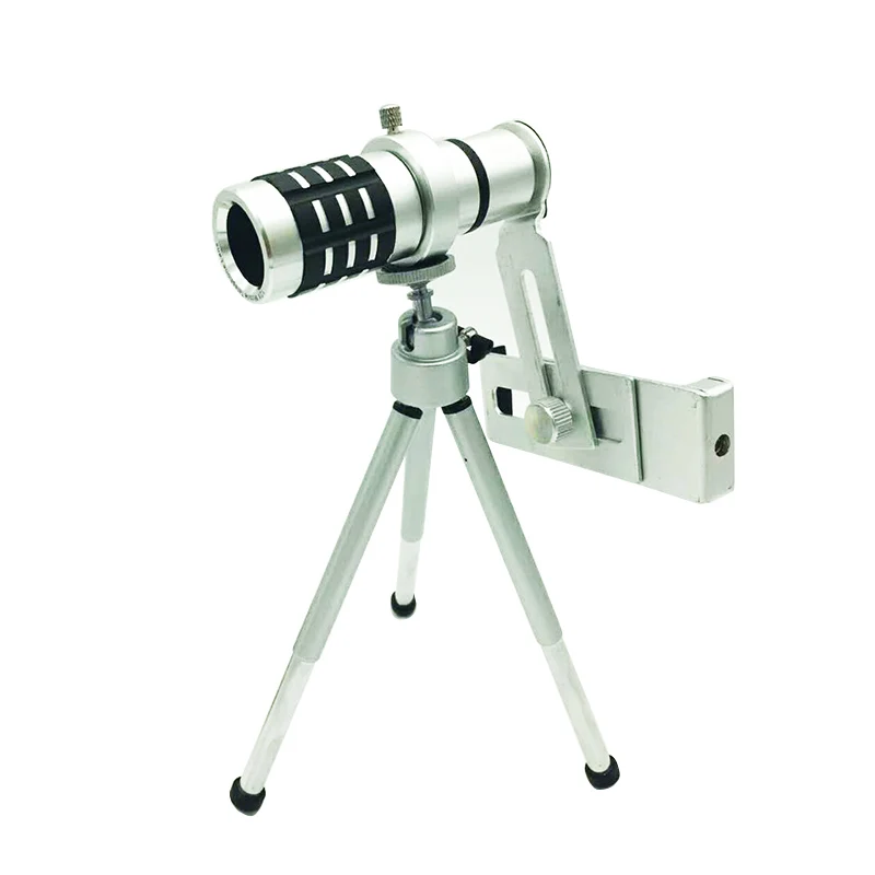Original 12x Wide-angle lens Monocular For Mobile Phone High Power HD Smartphone Telescope Best Outdoor Spotting Scope 