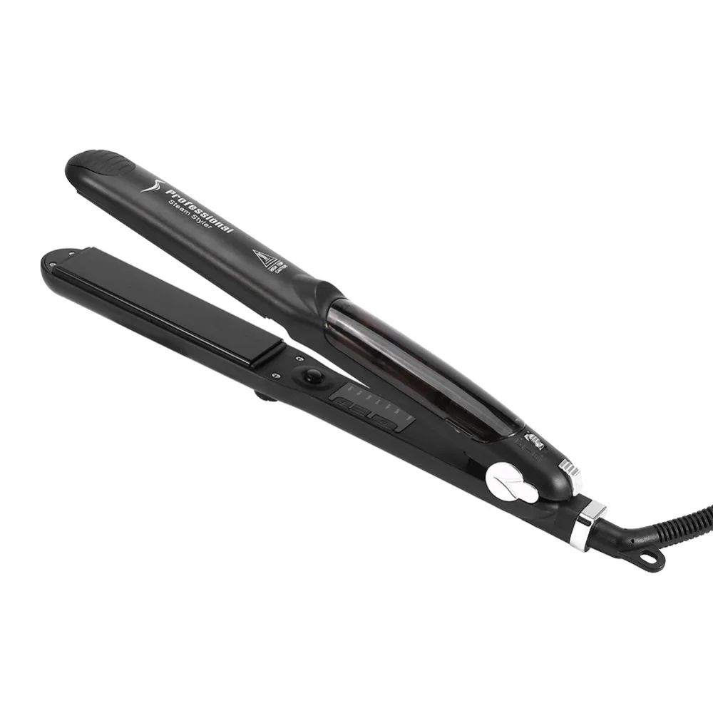 

Steam Styler Hair Straightener Nano Enamel Ceramics Curler Heating Iron Hair Styling Accessories Vapor Steam Hair Straightener