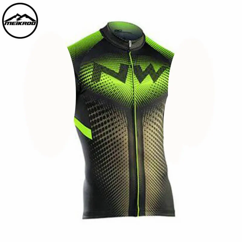 Nuevo 2019 NW equipo hombres ciclismo jersey conjunto sin mangas ciclismo ropa transpirable MTB bicicleta babero pantalones cortos conjunto maillot ciclismo