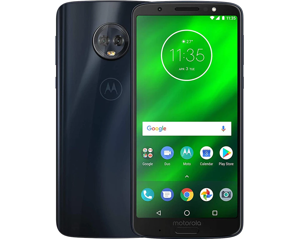 Разблокированный Motorola Moto G6 плюс XT1926 4 Гб Оперативная память 64 Гб Встроенная память 5,9 дюймов Восьмиядерный процессор Qualcomm двойной 12 MP, сеть 4G LTE, мобильный телефон