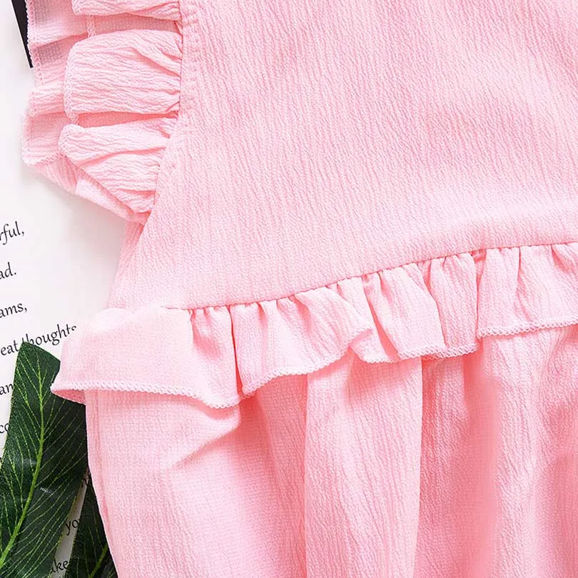 0-3years nueva Babys ropa de algodón mameluco de verano volantes sin mangas de bebé mono niño Bobo Bebe niños ropa de los niños 0-3years nueva Babys ropa de algodón mameluco de verano volantes sin mangas de bebé mono niño Bobo Bebe niños ropa de los niños