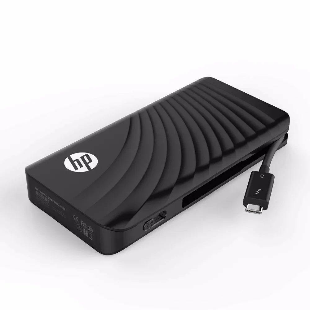 HP Portable External Solid State 256gb SSD P800 for Intel Thunderbolt3 Certified usb c High Speed HDD Hard Disk Drive for Mac PC (1)