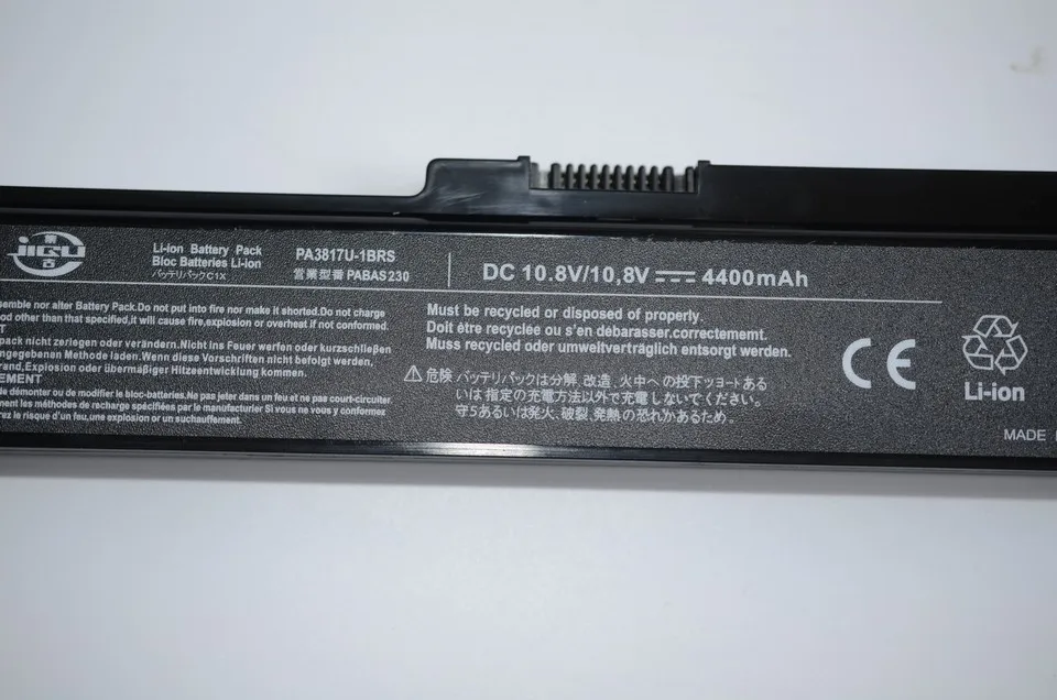 JIGU PA3817U-1BAS PA3817U-1BRS ноутбука Батарея для Toshiba Satellite L700 l700d L730 L735 l740 L745 L750 L755 L755D L770 6 ячеек