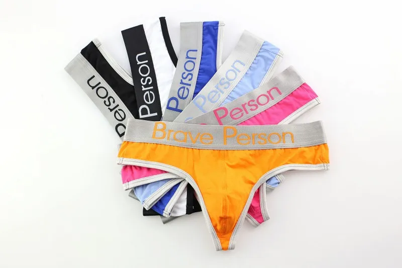 Новое сексуальное нижнее белье мужские стринги мужское бикини Brave person jockstrap мини