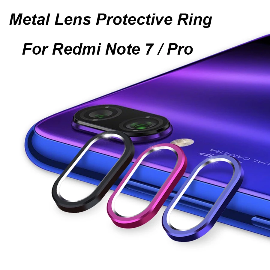 Redmi Note 8 закаленное стекло для Xiaomi Redmi Note 7 Pro металлический объектив камеры защитное кольцо защита экрана Global Note7 Pro