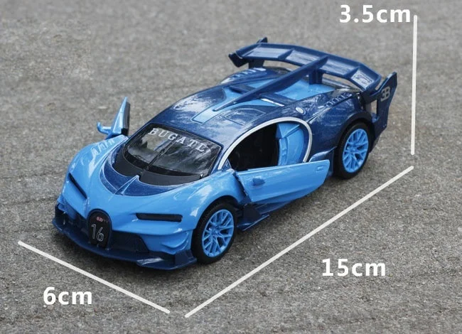 Масштаб 1/32 Bugatti Sprots автомобиль отличительная модель сплава металла литой автомобиль игрушки