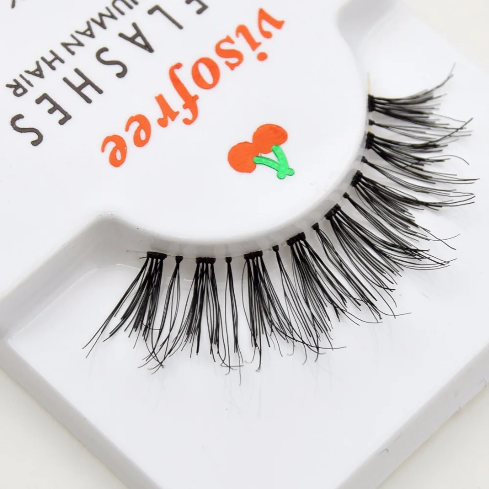 Ресницы Visofree натуральные 100% ручной работы 12 пар|human hair lashes|eyelashes naturalnatural eyelashes |