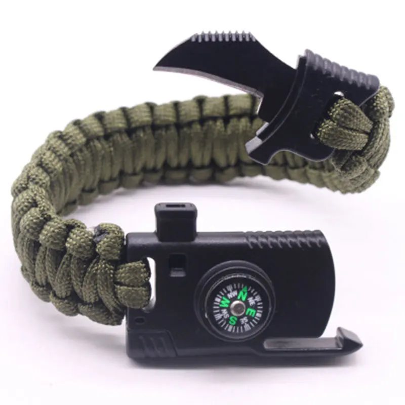 

Umbrella rope bracelet Fire knives outdoor Multi-functional hand rope camping survival outdoor adventure emergency Umbrella rope