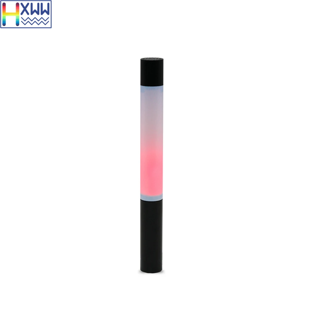 

HXWW 2019 electronic gadget glow LED light stick Bluetooth wireless speaker portable for concert