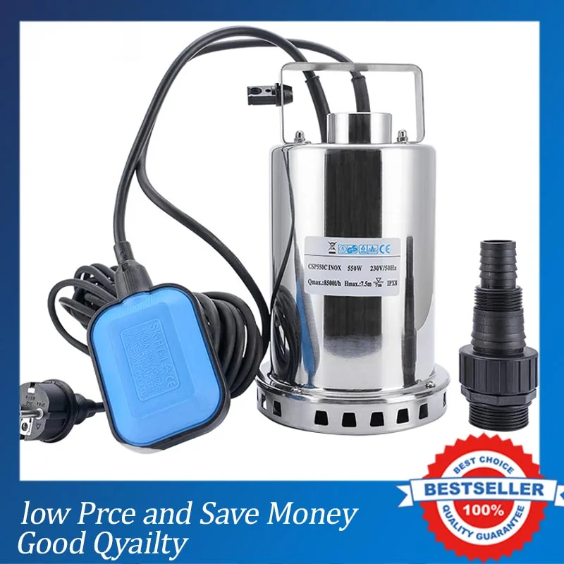 QDS 550W Underground Water Transfer Pump 8500L/H Electric Submersible