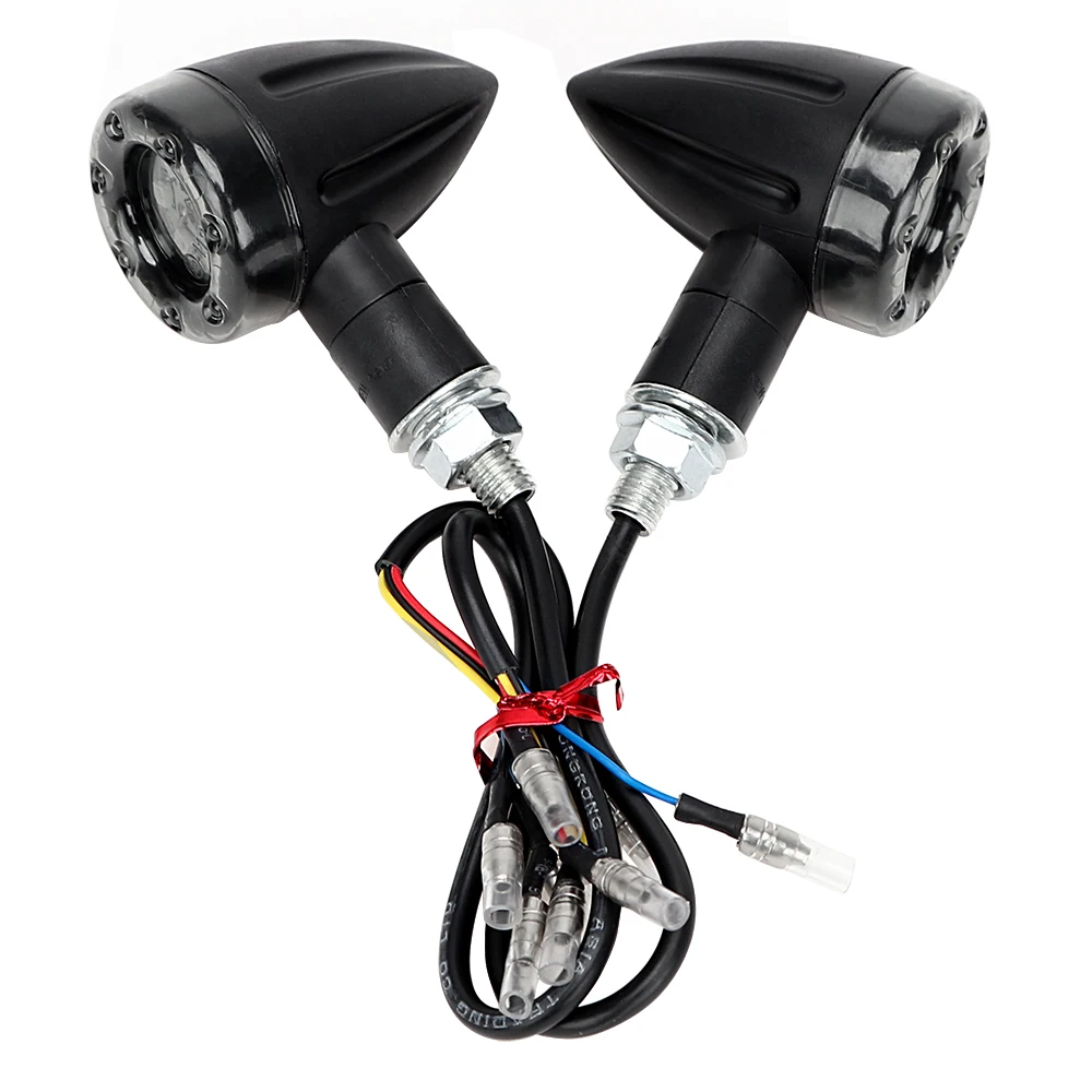ITimo 1 pair Universal Motorcycle Flasher Motorcycle Lighting Brake Stop Light Turn Signal
