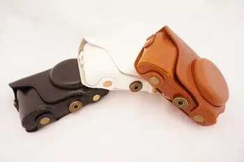 

PU Leather Camera Case Bag Cover for Samsung GC200 /GC110/GC100 Vintage Video Storage Box Protective Case