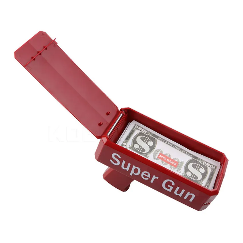 Make It Rain Money Gun красная модная игрушка Рождественский подарок вечерние игрушки