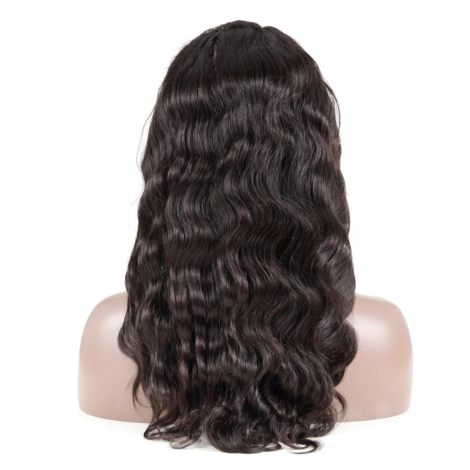 Instaone волосы волнистые Безглютеновые полные парики шнурка человеческих волос с волосами младенца человеческие волосы с естественным волосом плетеные парики