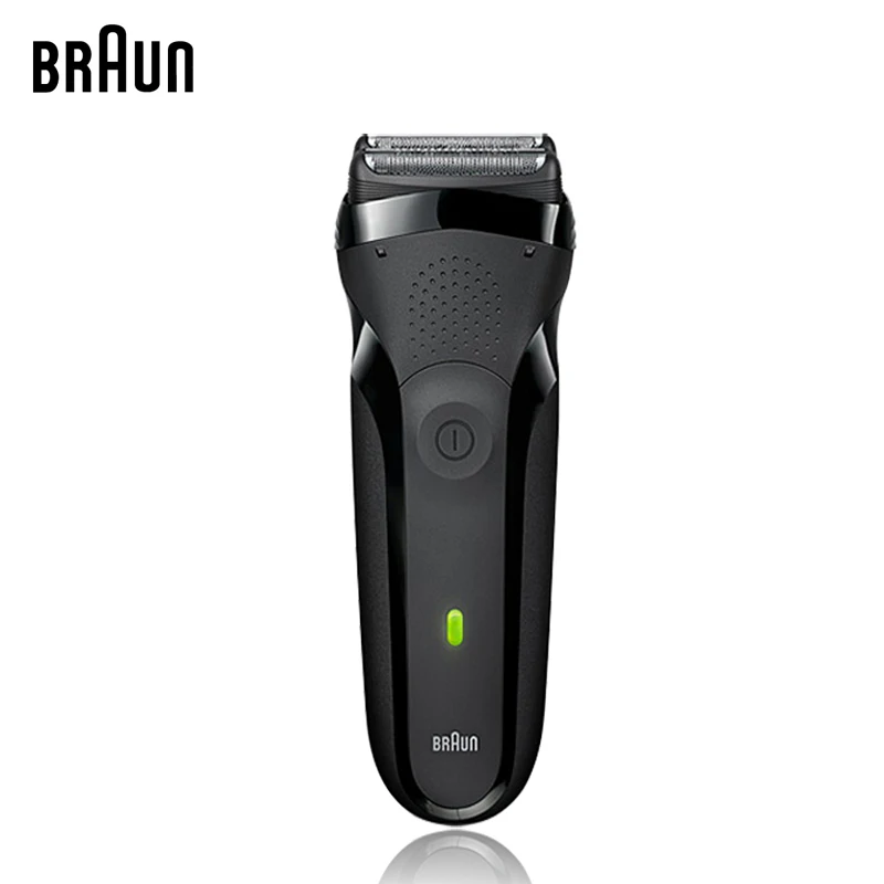 Электробритвы для мужчин Braun Series 3 301s перезаряжаемая Фольга бритва для бороды Безопасная бритва для мытья всего тела бритвенная машина 100-240 В