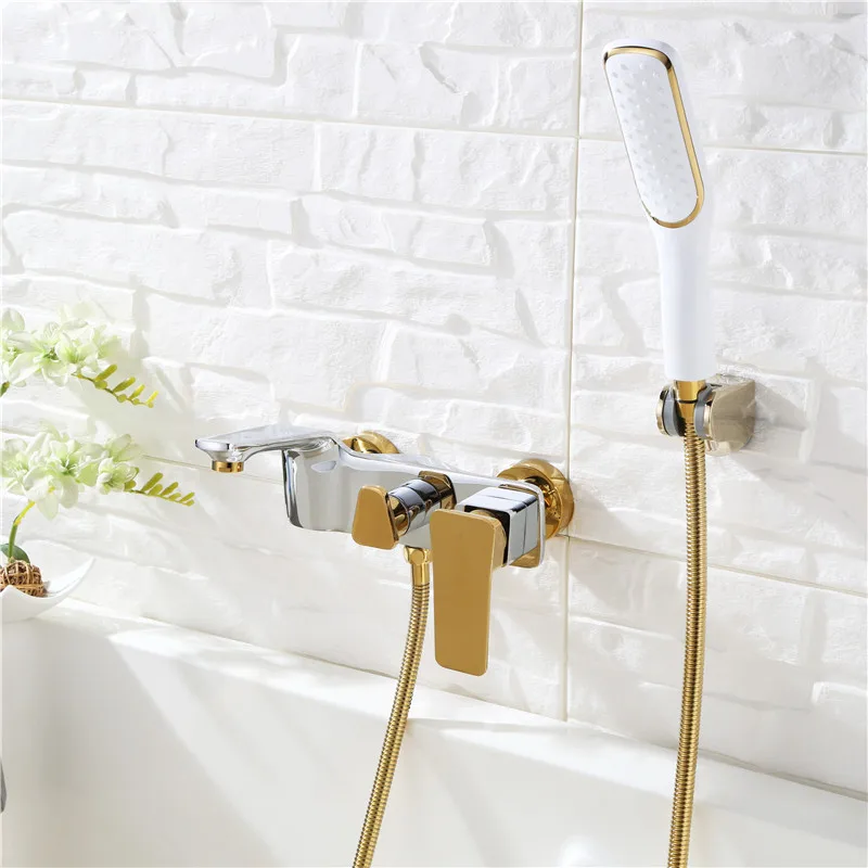 

Whole copper bath crock faucet enters wall type bright outfit to mix water valve black bath crock edge shower spends asperse