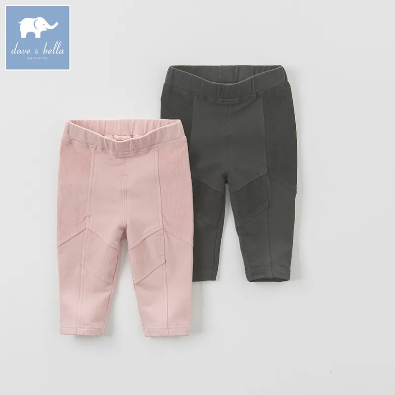 

DB6153 dave bella autumninfant baby girls full length toddler pants children straight pants girl trousers
