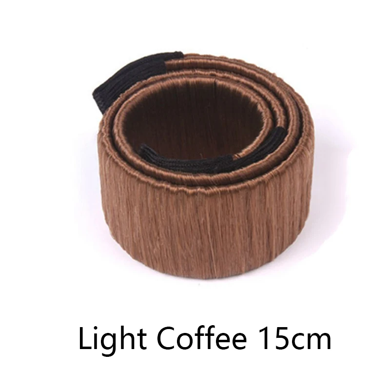 Волшебный булочка для волос - Цвет: Light Coffee 15cm