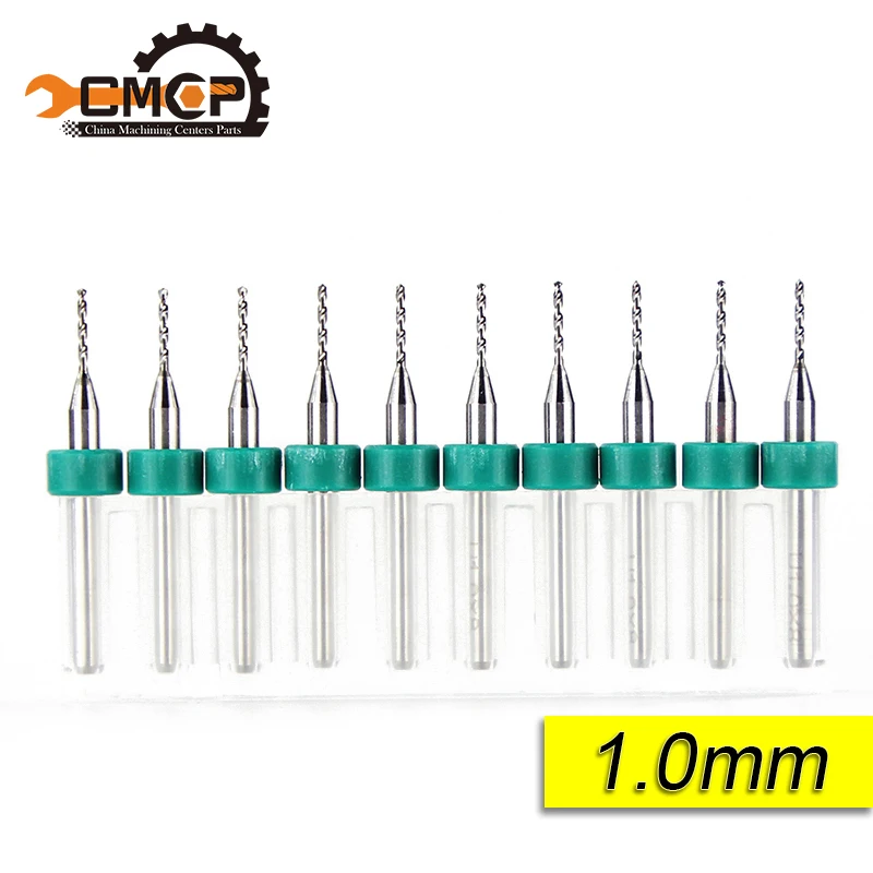 

10 pieces 1.0mm PCB Micro Drill bit set CNC Mini Solid Carbide Drill bit PCB Drill Bit