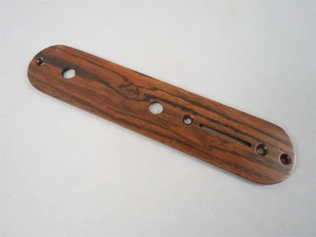 

1PCS Hand made blackwood Guitar Tele Telecaster Control Plate #939