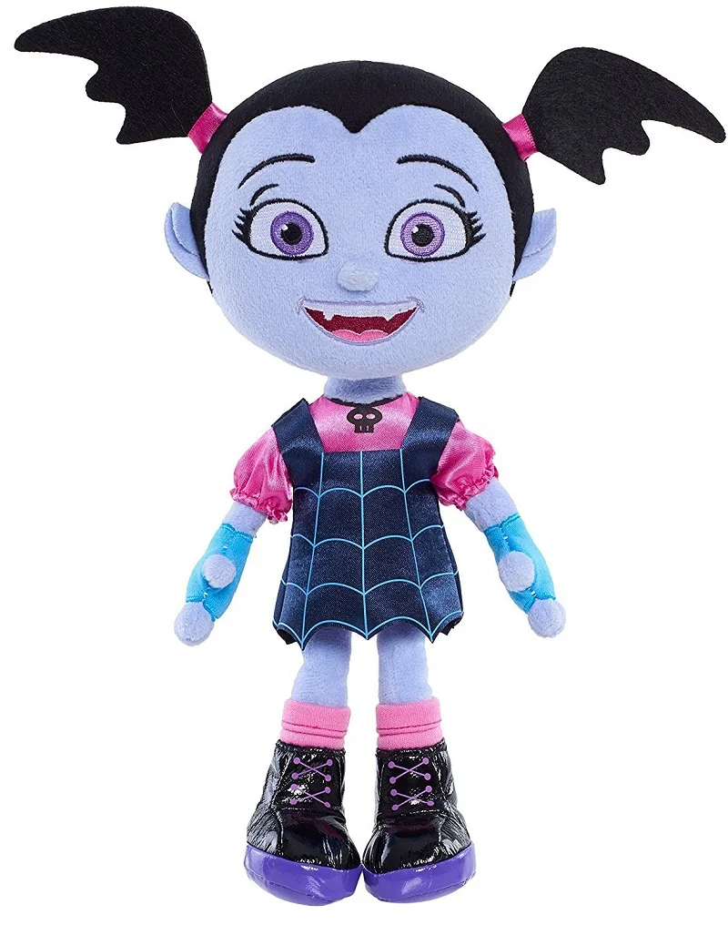 2 шт./компл. Junior Vampirina игрушки мягкие плюшевые игрушки и куклы из мультфильма «вамп» для девочек для собак фигурка игрушки для детский праздничный костюм подарок - Цвет: girl