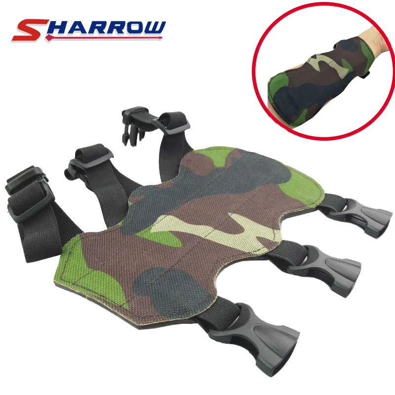 1 Piece Camo Archery Arm Guard Arm Safety Protection Compound Bow For