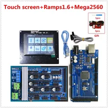 Ramps 1,6 R6 плата расширения+ Мега 2560 системная плата управления+ МКС TFT 28 сенсорный экран дешевый блок 3d принтер DIY Новичок