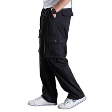 Для мужчин большие размеры strech Штаны Летние повседневные штаны для мужчин большой размер 8XL штаны карго с множеством карманов штаны оверсайз брюки с высокой талией