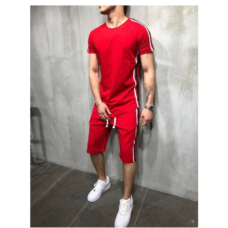 

Litthing Zipper Tracksuit Men Set Sport 2 Pieces Sweatsuit Mens Clothes Printed Hooded Hoodies Jacket & Pants Track Suit Men