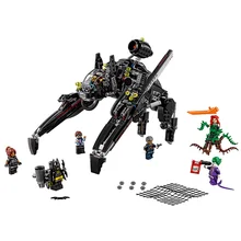 New DIY Model Building 775Pcs Genuine Batman Movie Series The Scuttler Bat Spaceship Set Building Blocks