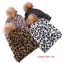 Для взрослых для женщин мужчин зимние вязаный крючком довые шапка вязаная шапка, шапочка Hairball теплые кепки женская с помпоном кепки прямо козырек