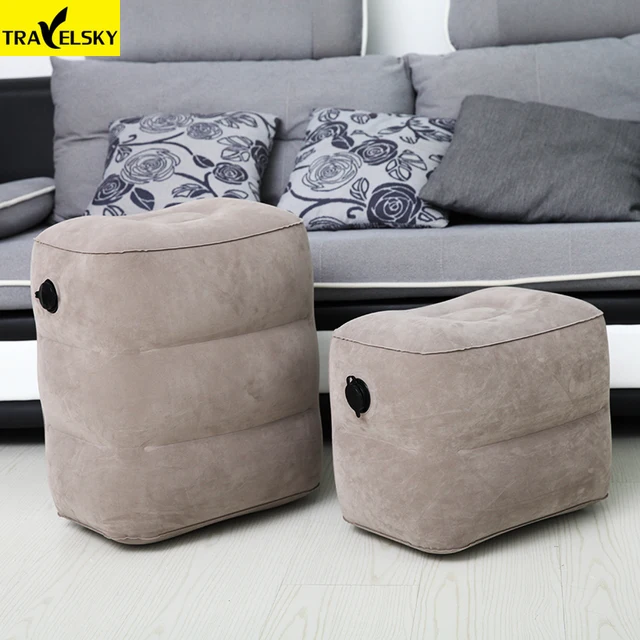 Hot Travelsky Sleeping Travel Pillow For Airplane Large Valve Hot Travelsky Sleeping Travel Pillow For Airplane Large Valve Leg Resting Foot Rest Inflatable
