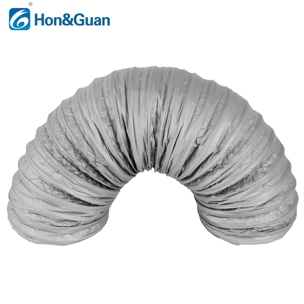 2.5/5m Home Duct Super Silencer Flexible Exhaust Pipe Ventilation Vent Hose Duct Outlet for Air Conditioner Tube Dia 100mm 200mm 2.5/5m Home Duct Super Silencer Flexible Exhaust Pipe Ventilation Vent Hose Duct Outlet for Air Conditioner Tube Dia 100mm 200mm